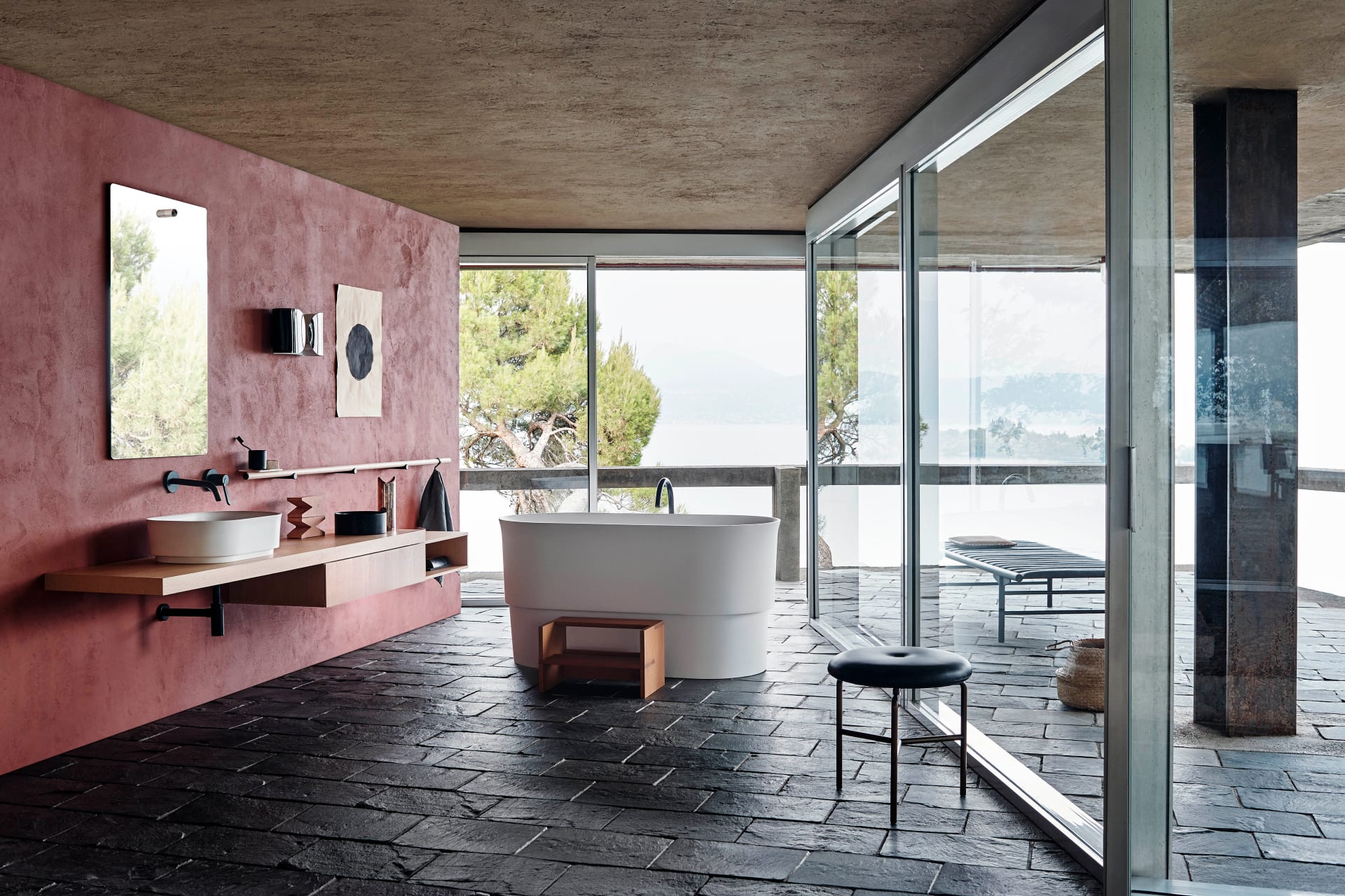 Vasca da bagno piccola freestanding - Immersion di Agape